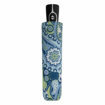 Obrazek DOPPLER Fiber Magic Paisley blue - w pełni automatyczny parasol damski