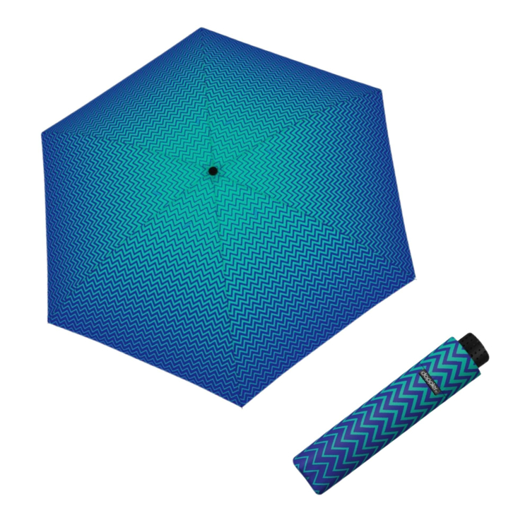 Obrazek DOPPLER Fiber Havanna Strong niebieski - damski parasol składany