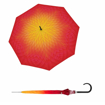 Obrazek DOPPLER Carbonsteel Long AC Fusion czerwony/żółty - damski parasol na goleń żółty