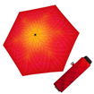 Obrazek DOPPLER Carbonsteel Mini Slim Fusion czerwony/żółty - damski parasol składany żółty