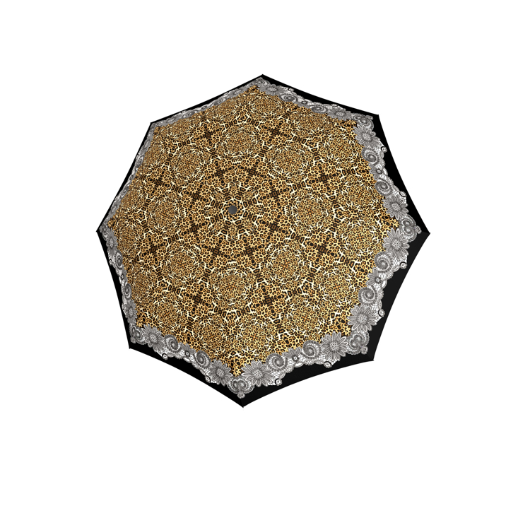 Obrazek DOPPLER Fiber Flex AC Leopardo Parasol damski Bare Shot Multicolour