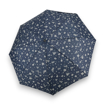 Obrazek DOPPLER Mini Light Minimally deep blue - damski parasol składany niebieski