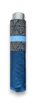 Obrazek DOPPLER Mini Light Classic blue stripe - damski parasol składany niebieski
