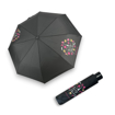 Obrazek DOPPLER Mini Fiber Paris is Taime - damski parasol składany czarny
