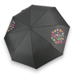 Obrazek DOPPLER Mini Fiber Paris is Taime - damski parasol składany czarny