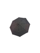 Obrazek DOPPLER Fiber Mini Black White rings - damski parasol składany biały