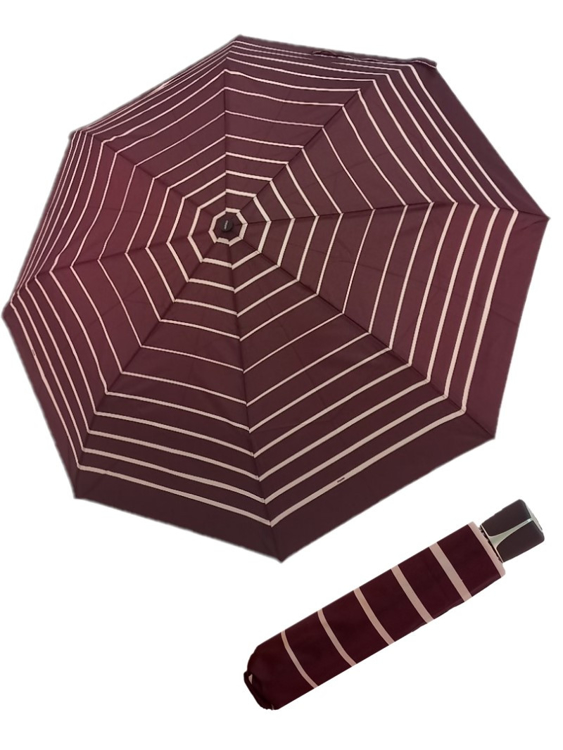 Obrazek DOPPLER Fiber Mini Timeless - damski parasol składany bordowy