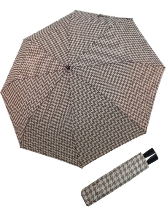 Obrazek DOPPLER Fiber Mini Denver - damski parasol składany beżowy
