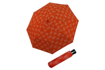 Obrazek DOPPLER Fiber Mini Wave - damski parasol składany pomarańczowy ciemny
