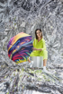 Obrazek DOPPLER Modern Art Long AC Flowing Colors - Parasol z wyrzutnikiem Bare Multicolour
