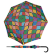 Obrazek DOPPLER Modern Art Long AC Steps - Parasol z wyrzutnikiem Bare wielokolorowy