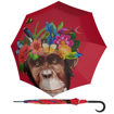 Obrazek DOPPLER Modern Art Long AC Flower Monkey - parasol do golenia wielokolorowy