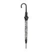 Obrazek DOPPLER Fiber Flex AC Black and White Paisley - damski parasol pod golenie czarny