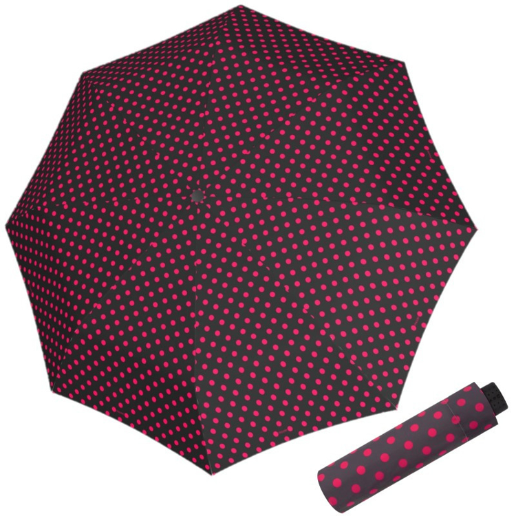 Obrazek DOPPLER Fiber Havanna Powerfull - damski parasol składany różowy