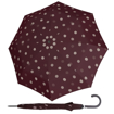 Obrazek DOPPLER Fiber Flex AC Timeless Red Dots - damski beżowy parasol na goleń