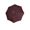Obrazek DOPPLER Fiber Flex AC Timeless Red Dots - damski beżowy parasol na goleń