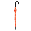 Obrazek DOPPLER Fiber Flex Long AC Wave - damski parasol na goleń pomarańczowy ciemny