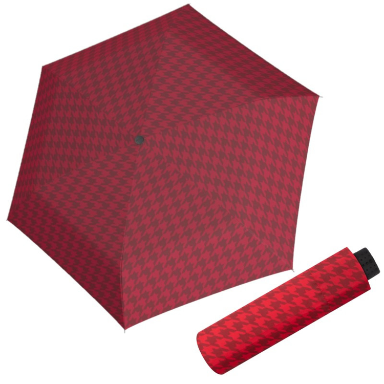 Obrazek DOPPLER Fiber Havanna Denver Berry - damski parasol składany czerwony