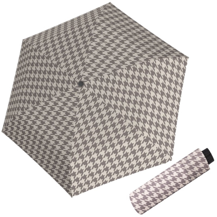 Obrazek DOPPLER Fiber Havanna Denver Beige - damski parasol składany beżowy