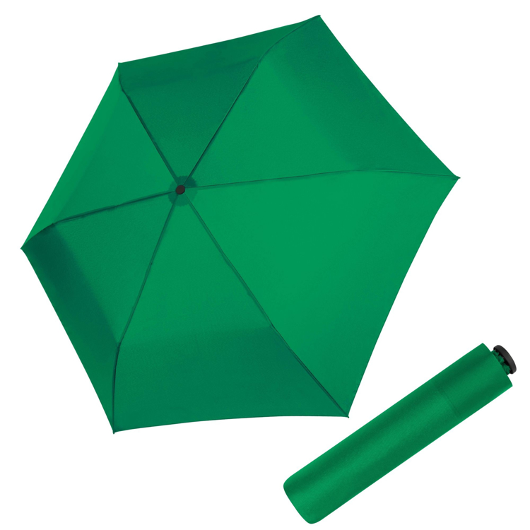 Obrazek DOPPLER Zero 99 Bright Green - damski parasol składany zielony