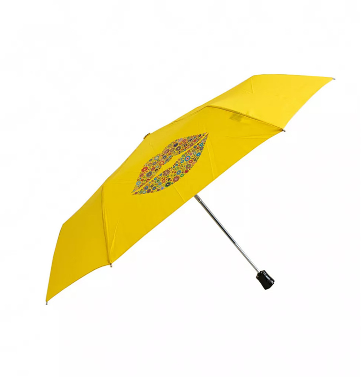 Obrazek DOPPLER Havanna Fiber Kiss - w pełni automatyczny parasol damski żółty