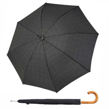Obrazek DOPPLER Stockholm Automatic - męski parasol do golenia szary