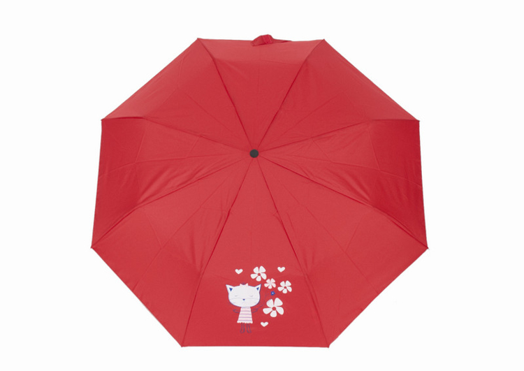 Obrazek Parasol składany dla dzieci DOPPLER Mini Light czerwony