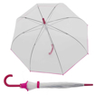 Obrazek DOPPLER Nizza Transparent - przezroczysty damski parasol do golenia