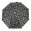 Obrazek DOPPLER Fiber Magic kolorowy - damski w pełni automatyczny parasol czarny