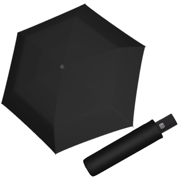 Obrazek DOPPLER Smart Close - parasol z funkcją automatycznego zamykania czarny