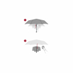 Obrazek DOPPLER Smart Close - parasol z funkcją automatycznego zamykania czarny