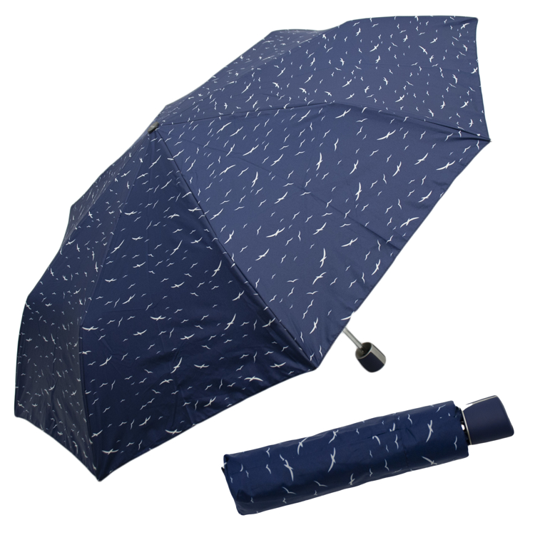 Obrazek DOPPLER Mini Fiber Ocean - damski parasol składany niebieski