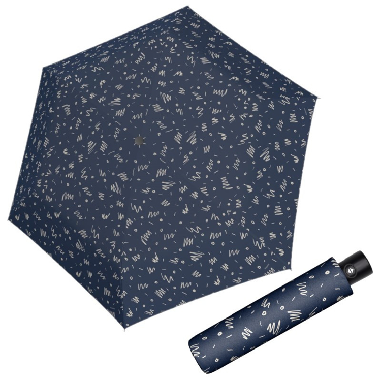 Obrazek DOPPLER Zero-Magic Minimaly deep blue - w pełni automatyczny parasol wielokolorowy