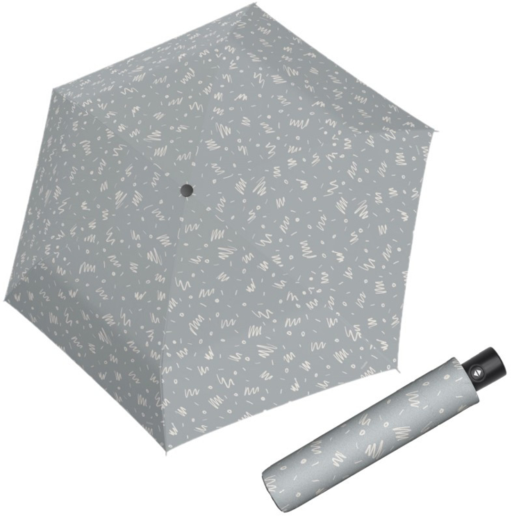 Obrazek DOPPLER Zero-Magic Minimaly chłodny szary - w pełni automatyczny wielokolorowy parasol