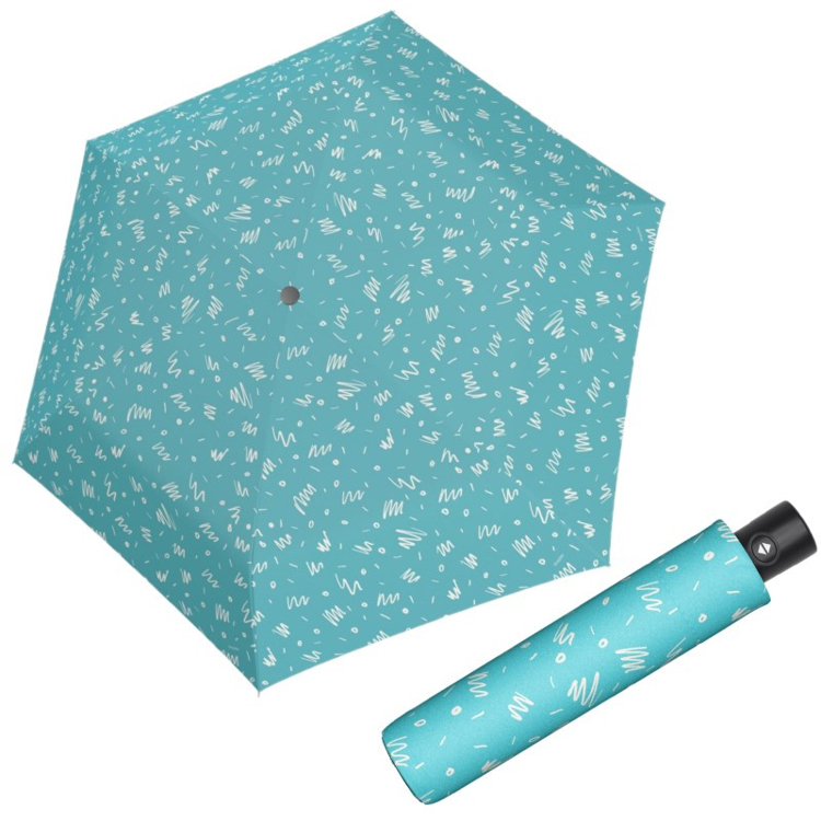 Obrazek DOPPLER Zero-Magic Minimaly aqua blue - w pełni automatyczny parasol niebieski