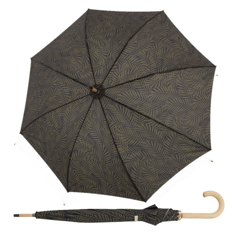 Obrazek DOPPLER NATURE LONG Genesis - damski parasol ECO zielony