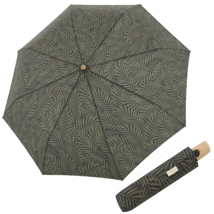 Obrazek DOPPLER NATURE MAGIC Genesis FSC(R) - damska parasolka ECO zielona