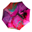 Obrazek DOPPLER Carbonsteel Long AC MARBLE PINK - damska parasolka na goleń w kolorze różowym