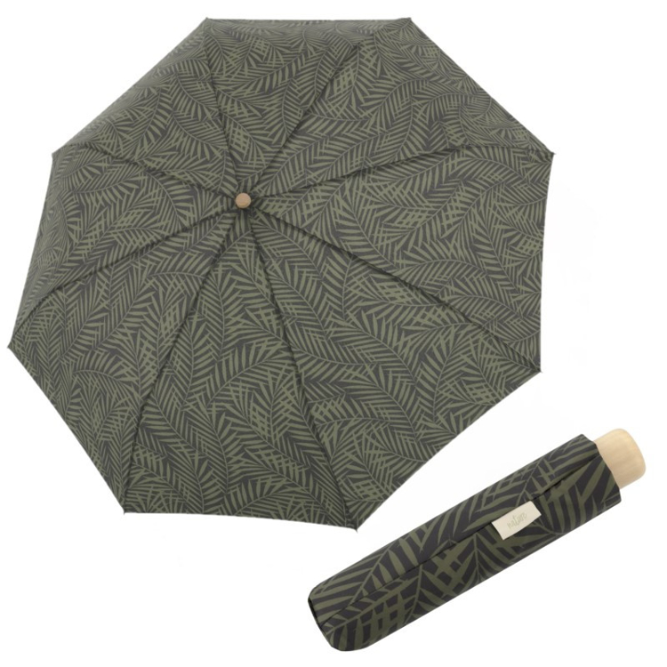 Obrazek DOPPLER NATURE MINI genesis FSC(R) - damska parasolka ECO zielona