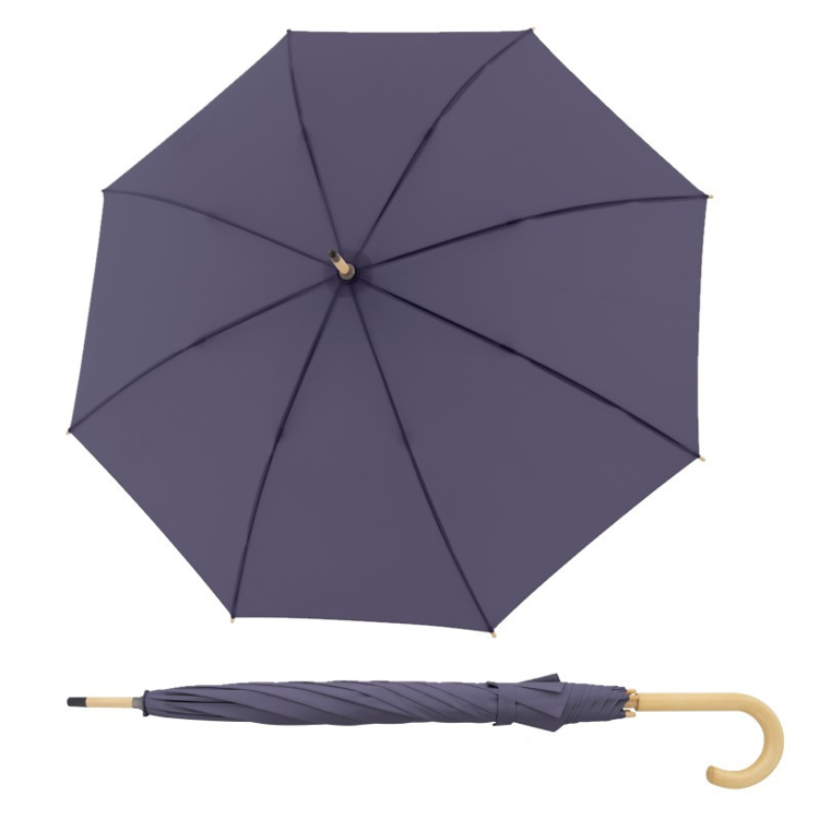Obrazek DOPPLER NATURE LONG perfect purple - ECO parasol fioletowy