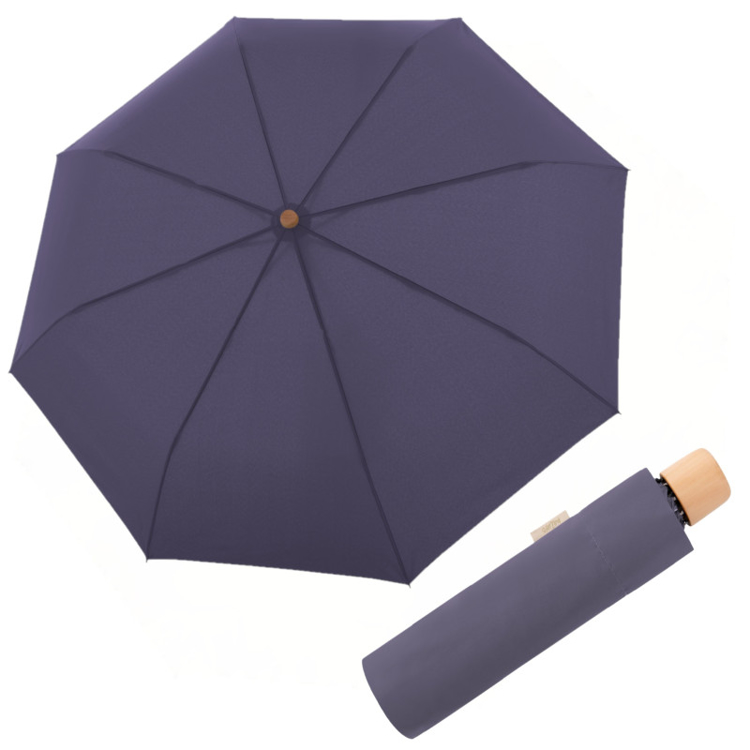 Obrazek DOPPLER Nature Mini fioletowy FSC(R) - parasol ECO