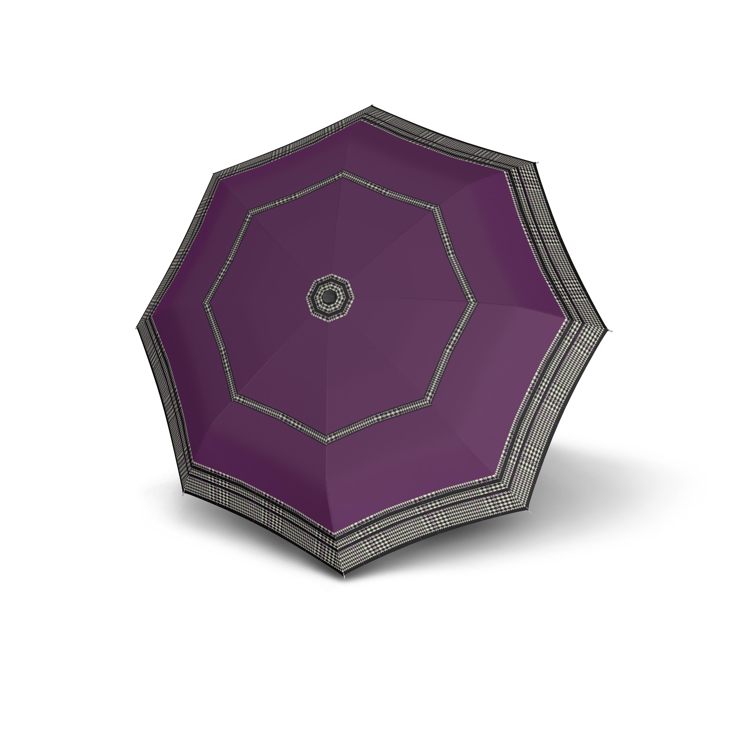 Obrazek DOPPLER Fiber Mini Graphics - damski parasol składany fioletowy