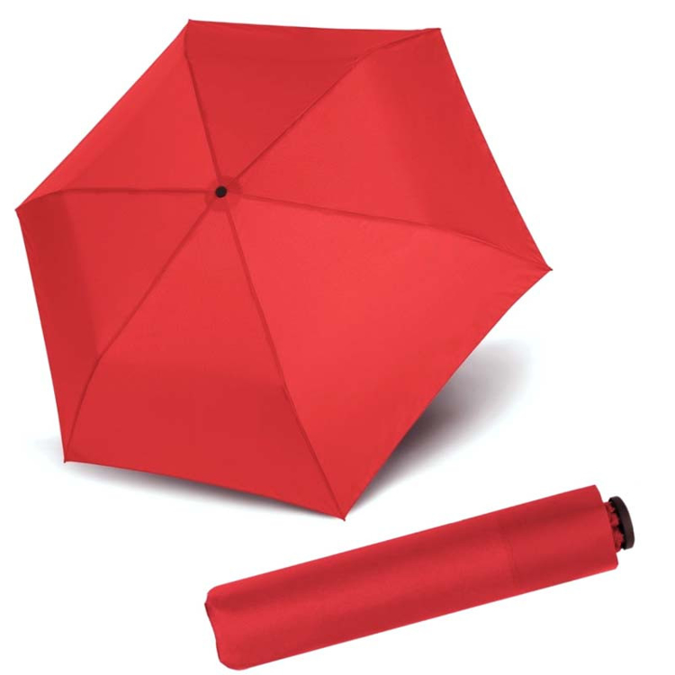 Obrazek DOPPLER Zero 99 Fiery Red - parasol składany dla dzieci/kobiet czerwony