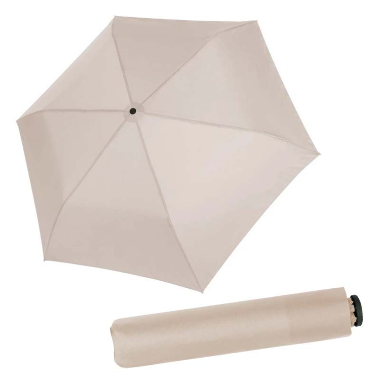Obrazek DOPPLER Zero 99 Harmonic Beige - damski parasol składany beżowy