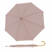 Obrazek DOPPLER NATURE LONG Gentle Rose - damski parasol ECO różowy