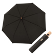 Obrazek DOPPLER NATURE MAGIC Simple Black FSC(R) - damski parasol ECO czarny