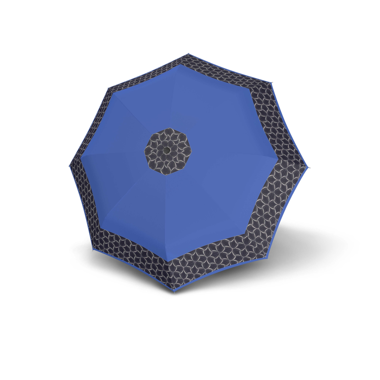 Obrazek DOPPLER Fiber Mini Style - turkusowa altówka damski parasol składany niebieski