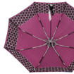 Obrazek DOPPLER Fiber Mini Style - fioletowa altówka damski parasol składany różowy