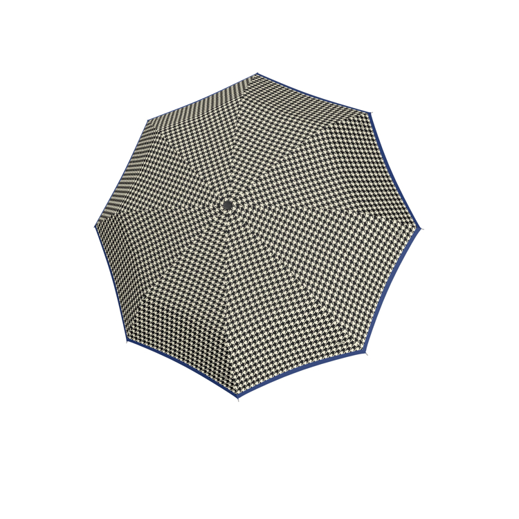 Obrazek DOPPLER Mini Fiber Element Olimpain niebieski - damski parasol składany biały