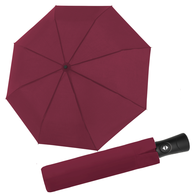 Obrazek DOPPLER Fiber SUPERSTRONG - w pełni automatyczny parasol męski/kobiecy royal berry
